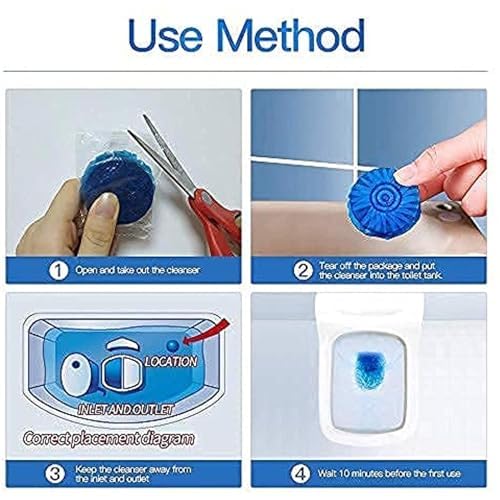 Automatic Toilet Bowl Cleaner Tablets (Buy 10 Get 10 Free)