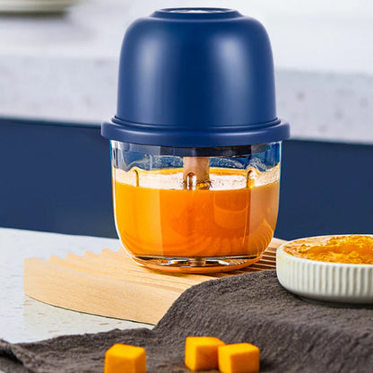 🏆 Last Day Special Price⏰Cordless Multifunctional Mini Electric Food Processor, Wireless Portable Kitchen Chopper for Minced Meat, Garlic & Baby Puree, Fast Food Prep Kitchen Helper